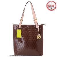 michael kors monogram spiegel metalen groot bruin bakken Allure Aanbieding 2ocjt893